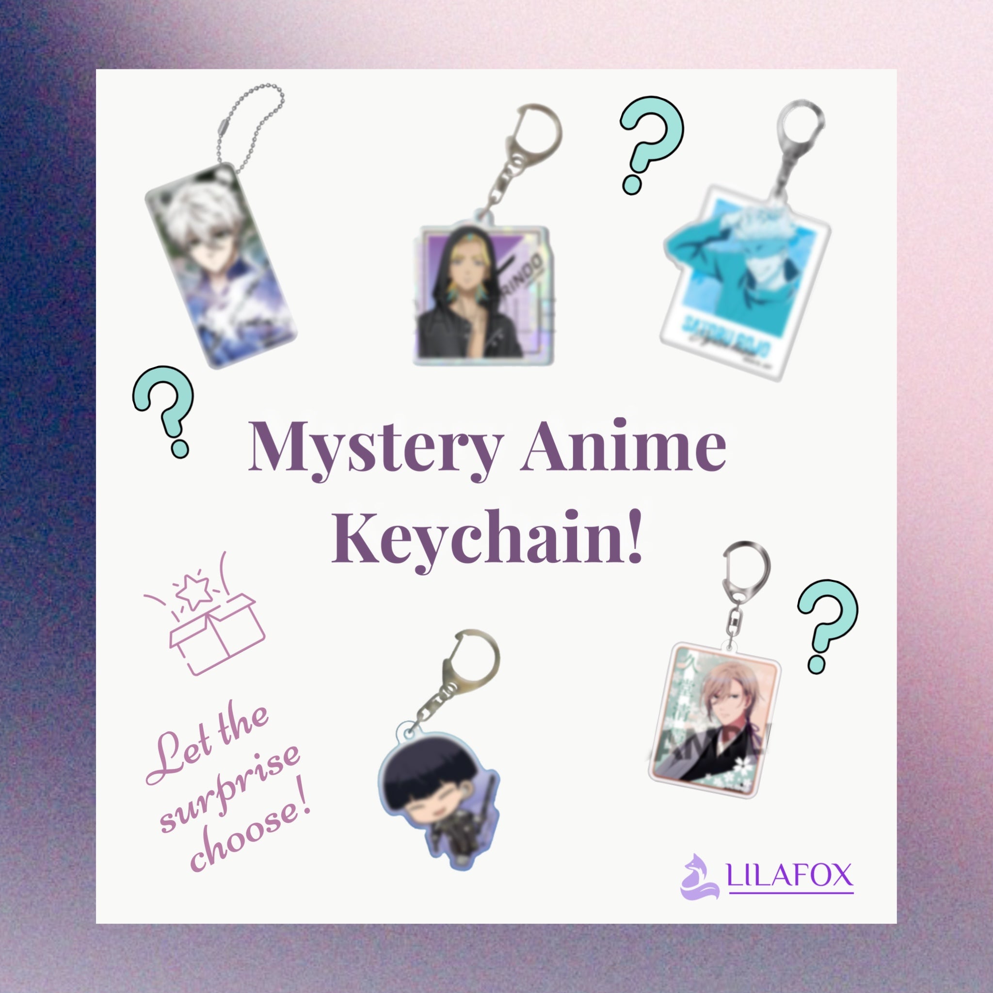 Mystery Anime Keychain