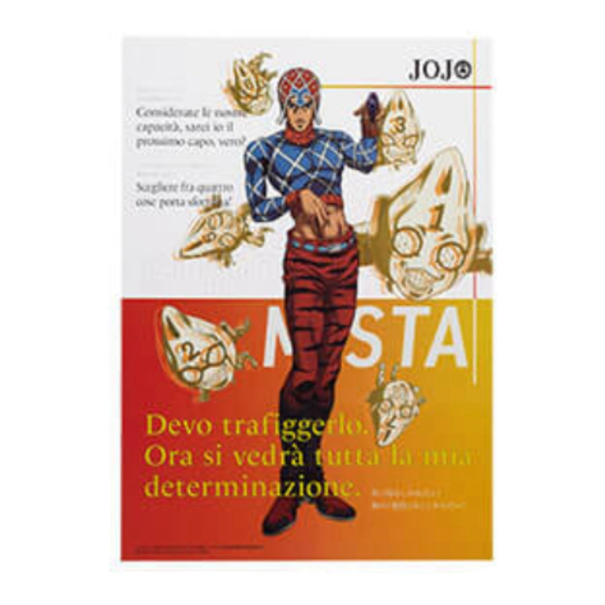 Jojo‘s Bizarre Adventure: Golden Wind Clear Poster [LOT L] Ichiban Kuji