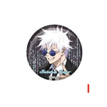 Load image into Gallery viewer, Jujutsu Kaisen Glitter Tin Badge Collection
