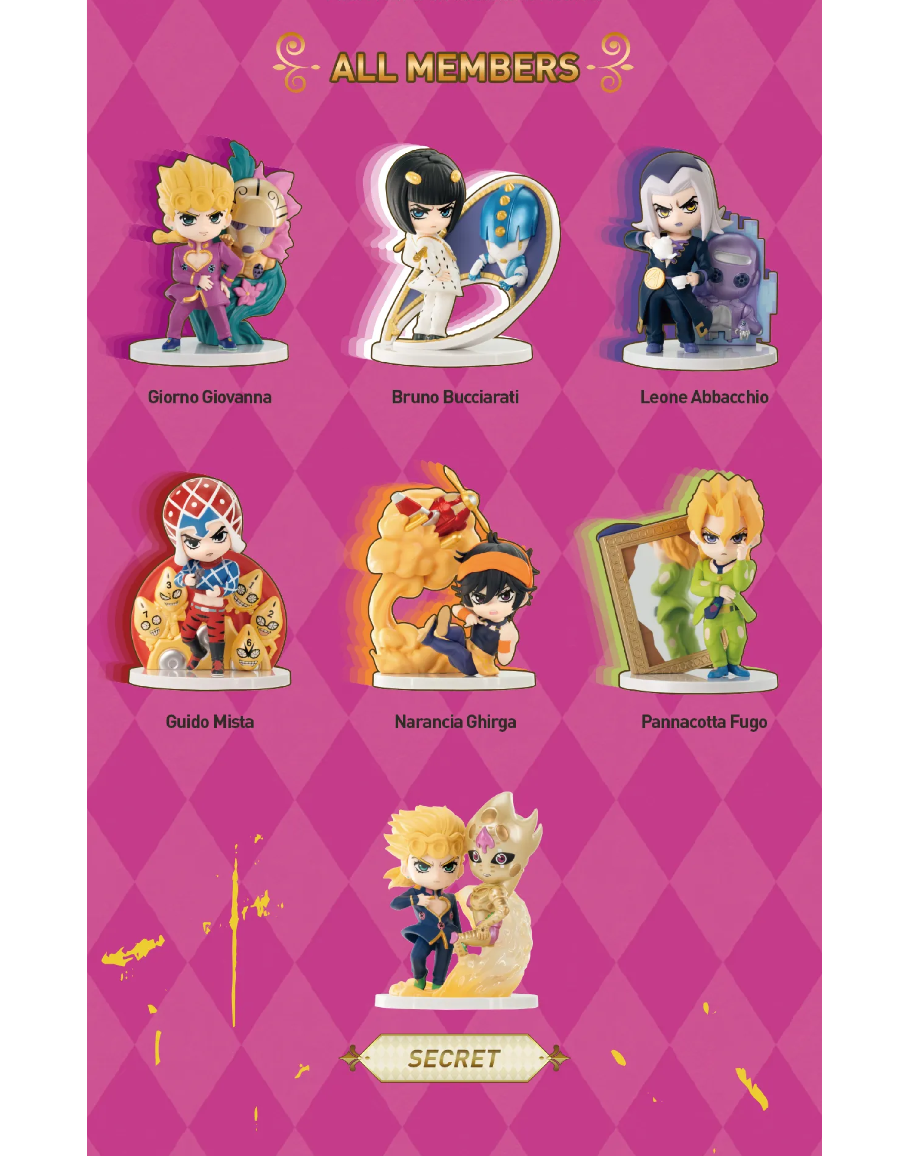 [Pre-order] JoJo's Bizarre Adventure - POP MART Golden Wind Series Figures Blindbox