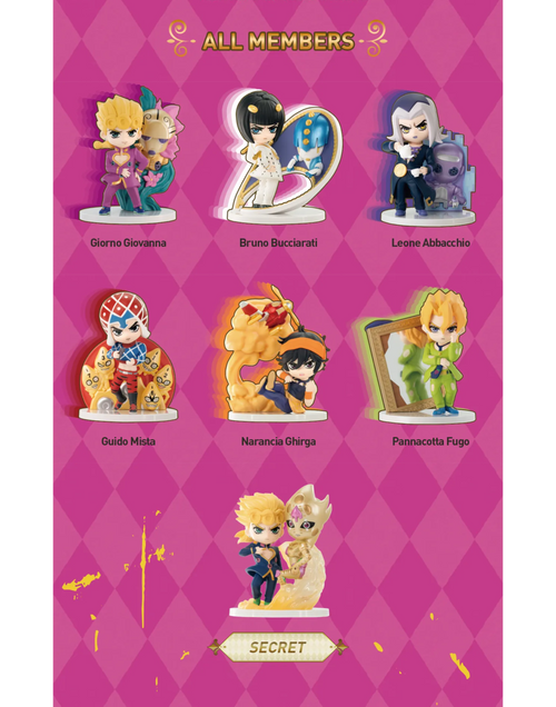 [Pre-order] JoJo's Bizarre Adventure - POP MART Golden Wind Series Figures Blind Box