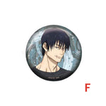 Load image into Gallery viewer, Jujutsu Kaisen Glitter Tin Badge Collection
