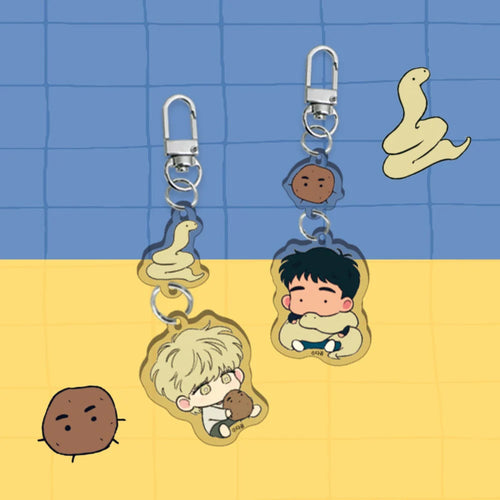 The Sacared Serpent's Seducation - Acrylic Keychain Set