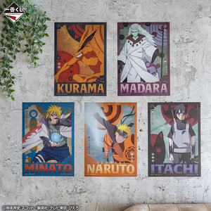 Naruto Shippuden ICHIBAN KUJI [LOT G] Clear Poster