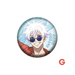 Load image into Gallery viewer, Jujutsu Kaisen Glitter Tin Badge Collection
