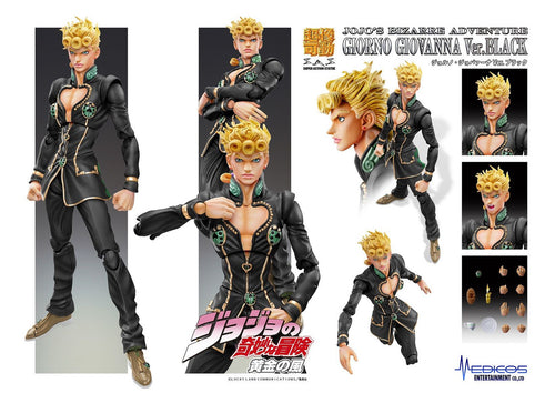 Giorno Giovanna Ver. BLACK - Jojo’s Bizarre Adventure Medicos Super Action Statue Figure