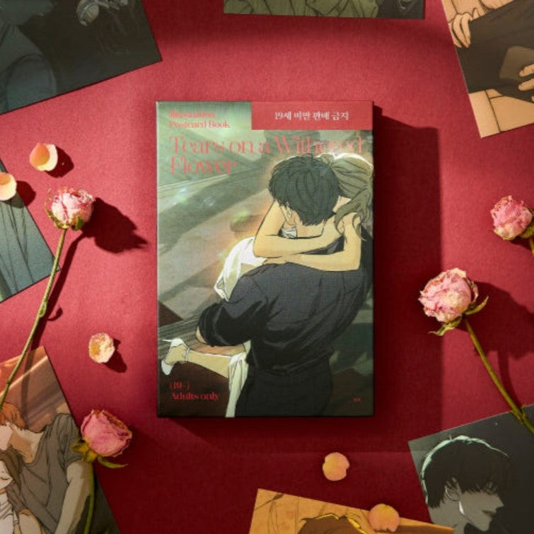 [Pre-Order] Tears on a Withered Flower - 19+ Illustration Postcard Book