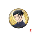 Load image into Gallery viewer, Jujutsu Kaisen Glitter Tin Badge Collection
