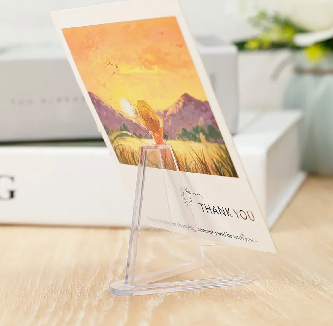 Badge & Card mini acrylic holder