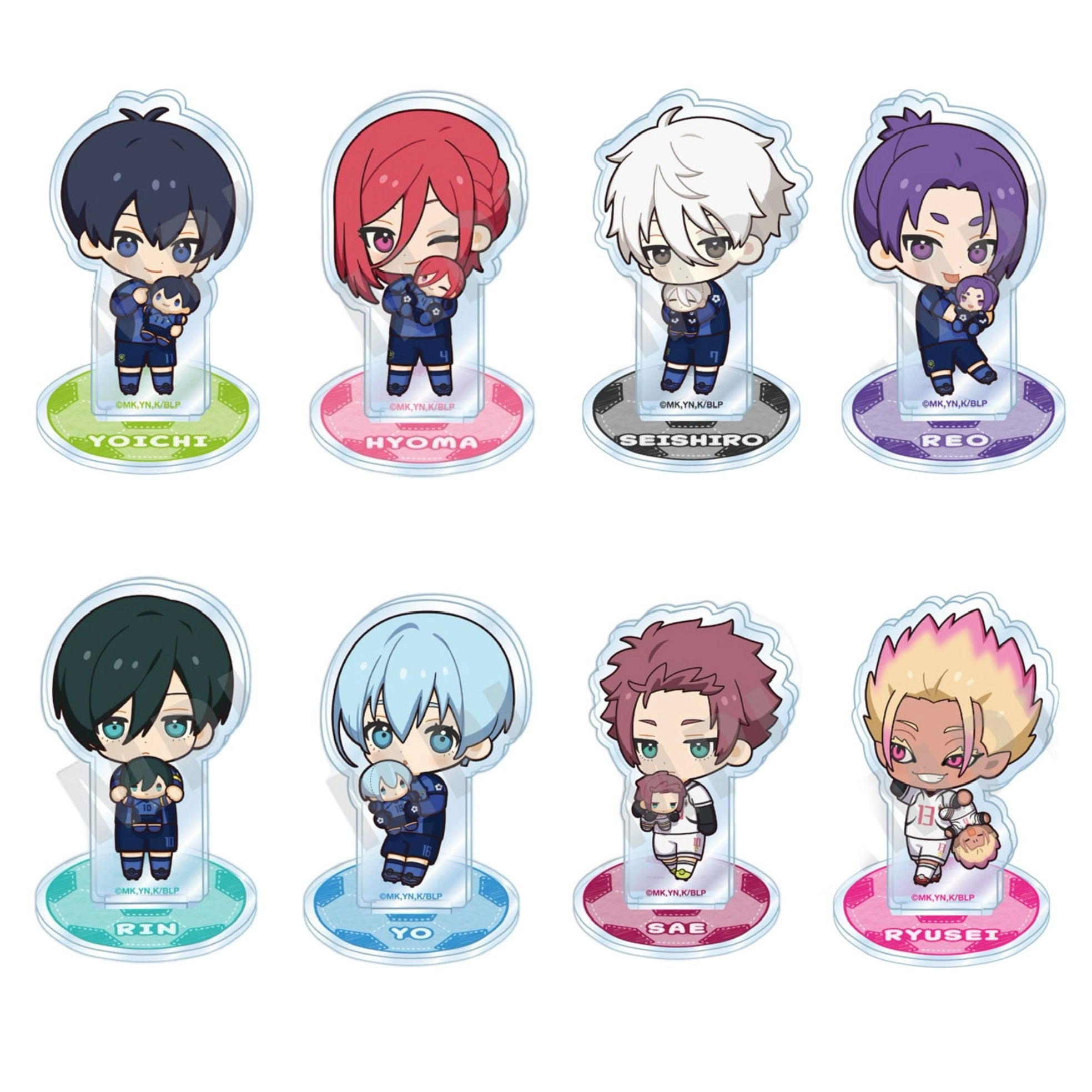 Blue Lock Mini Chara Hugging Series Acrylic Stands