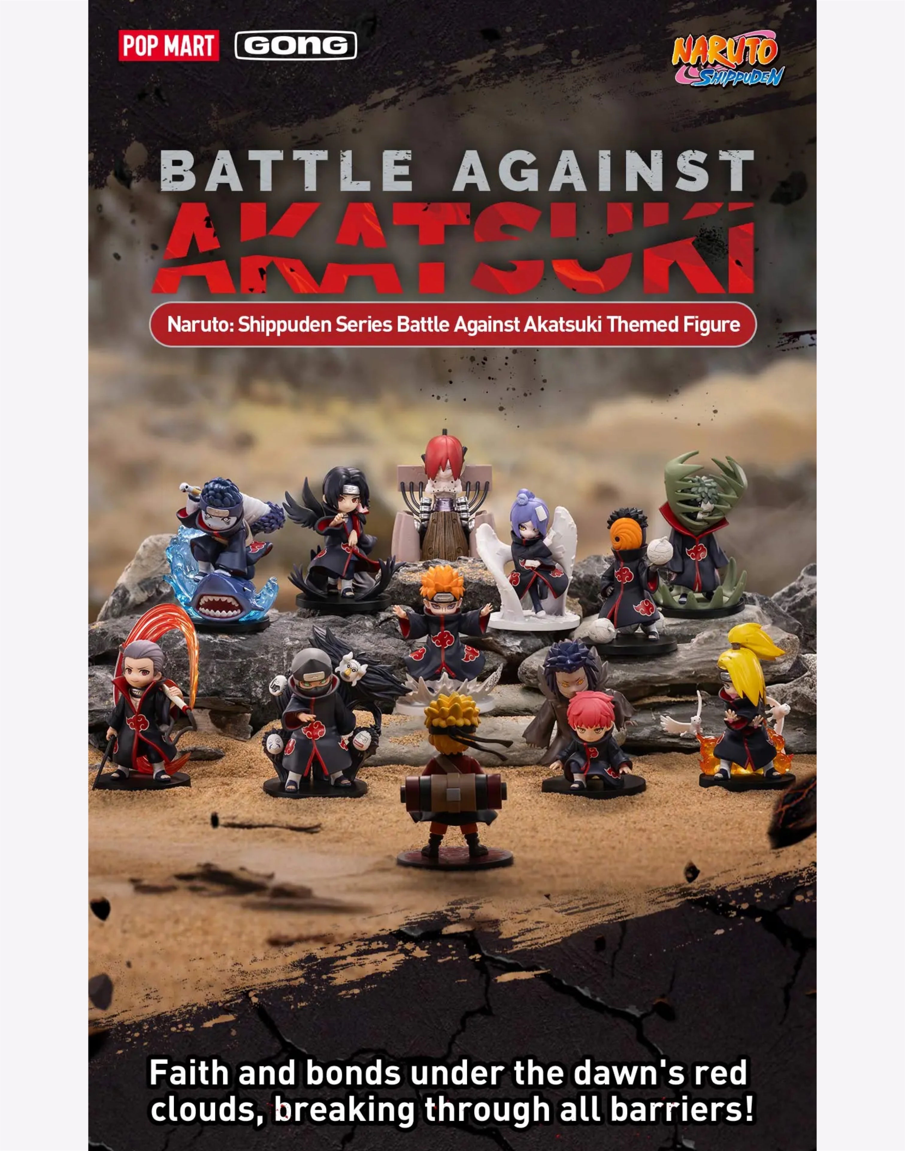 Naruto: Shippuden - POP MART Battle Against Akatsuki Themed Figure Blindbox