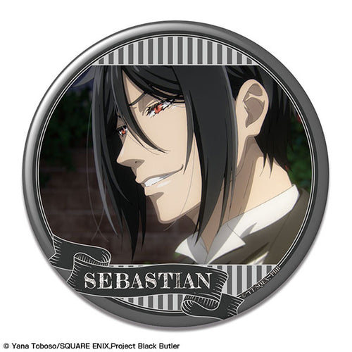 Sebastian Michaelis - Black Butler: Public School Arc Tin Badge