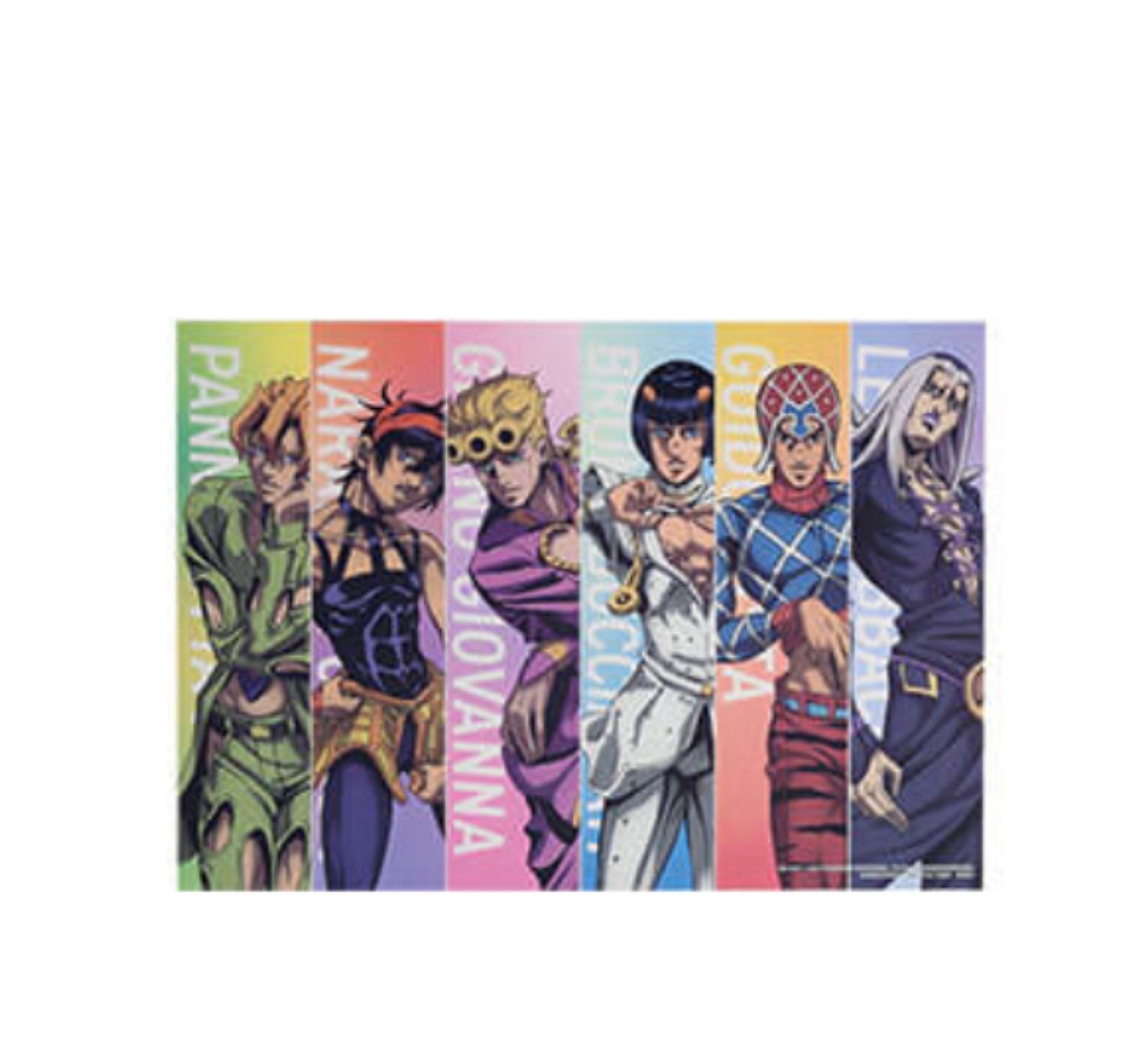 Jojo‘s Bizarre Adventure: Golden Wind Clear Poster [LOT L] Ichiban Kuji