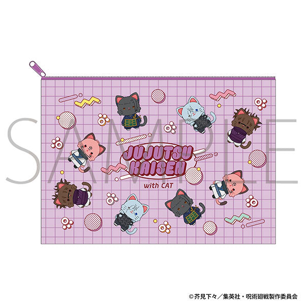 [Pre-order] Jujutsu Kaisen - 2nd Season withCAT illustration Ver. Clear Pouch B