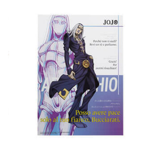 Jojo‘s Bizarre Adventure: Golden Wind Clear Poster [LOT L] Ichiban Kuji
