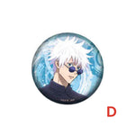 Load image into Gallery viewer, Jujutsu Kaisen Glitter Tin Badge Collection
