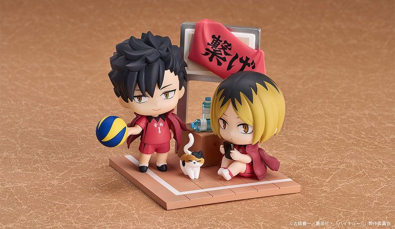 [Pre-Order] Tetsuro Kuroo & Kenma Kozume - Qset+ Haikyuu!! Complete Figure