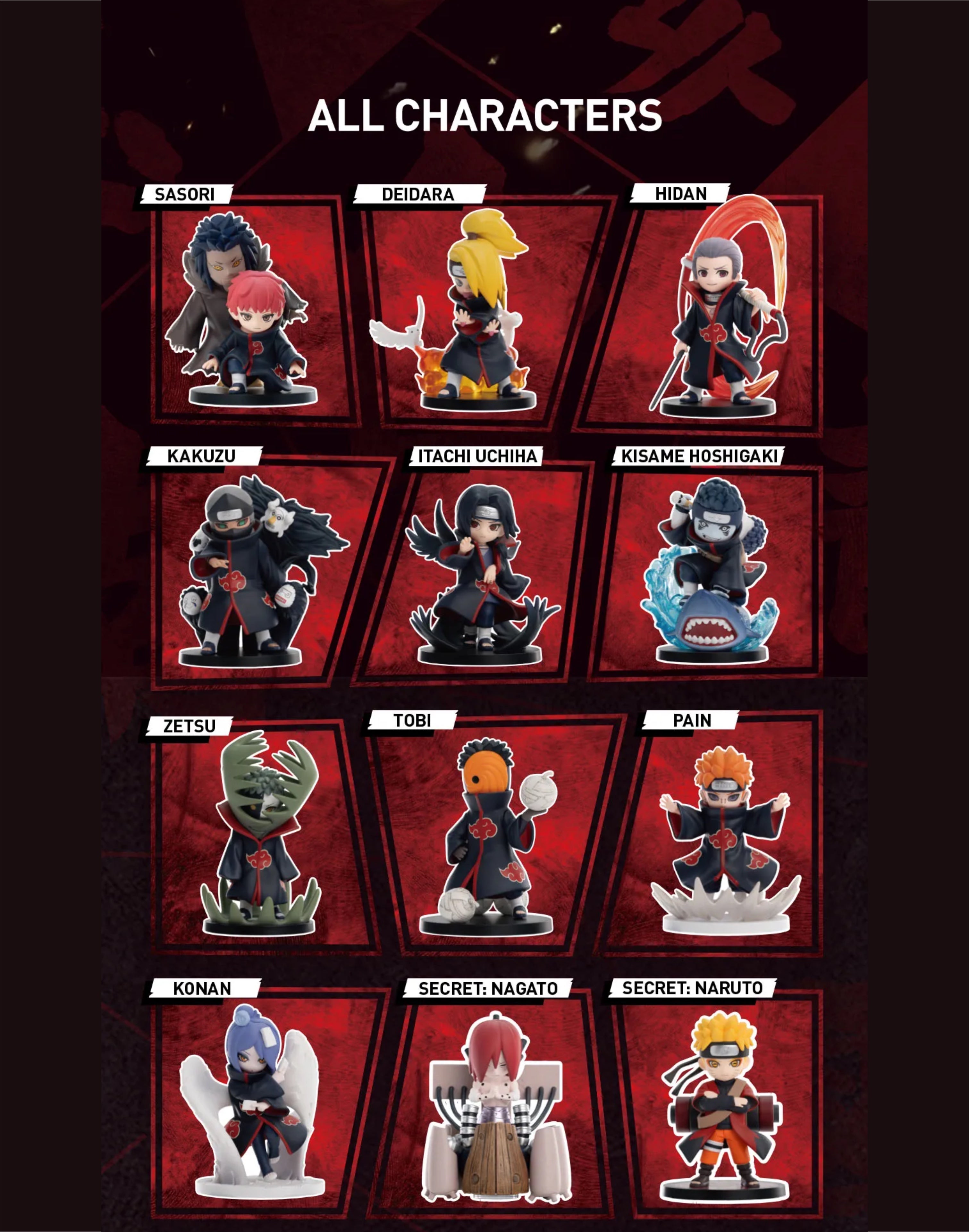 Naruto: Shippuden - POP MART Battle Against Akatsuki Themed Figure Blindbox