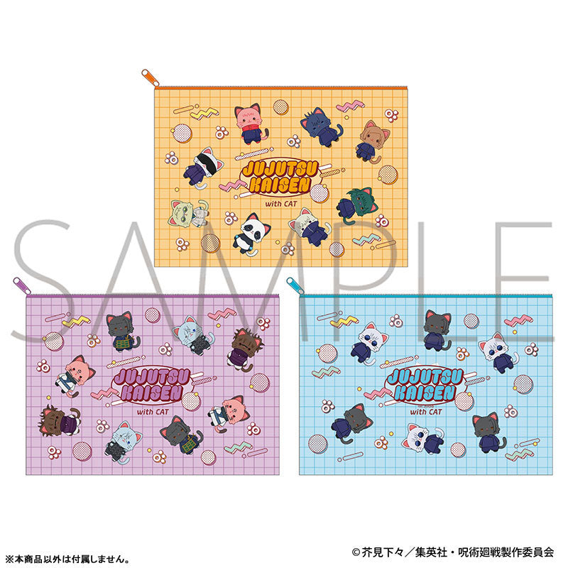 [Pre-order] Jujutsu Kaisen - 2nd Season withCAT illustration Ver. Clear Pouch B
