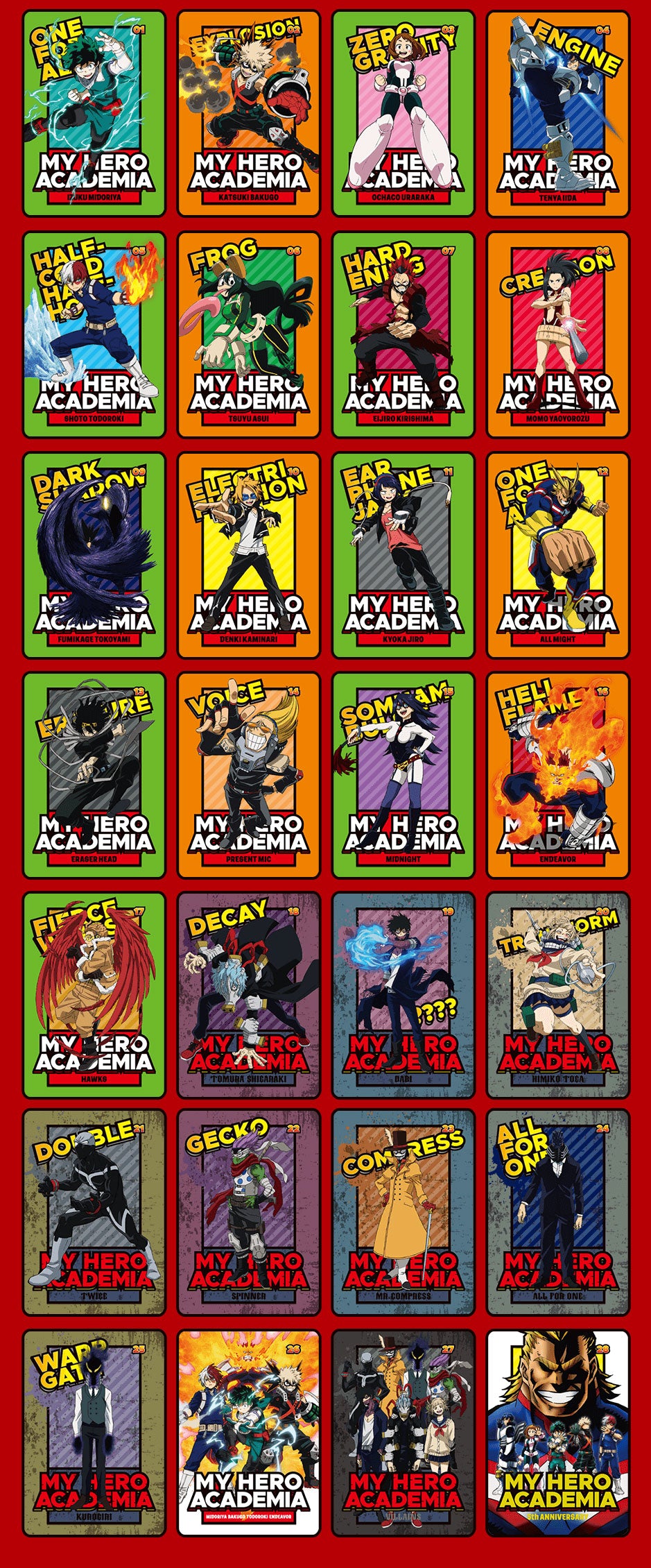 My Hero Academia | Bandai Metal Card Collection Vol.2