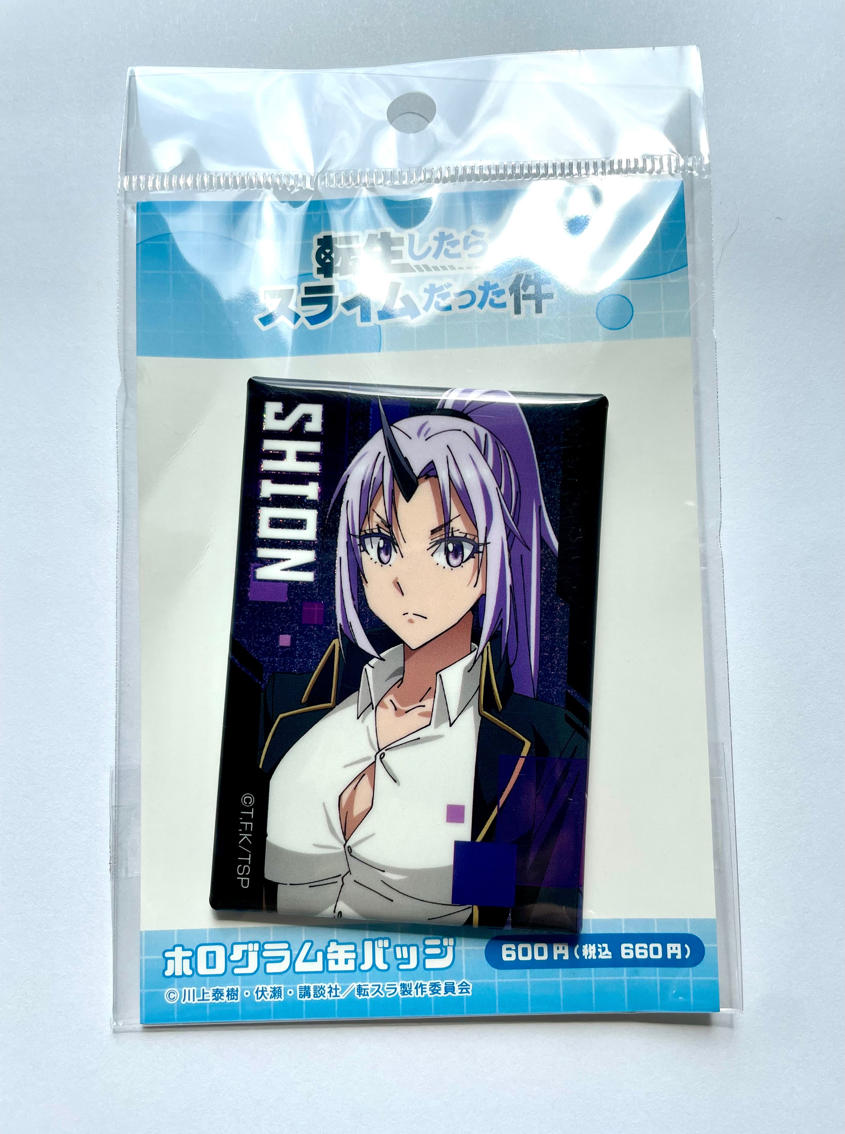 Shion - Tensei shitara Slime Hologram Tin Badge Design 05