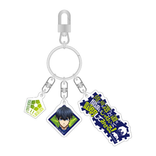 [Pre-order] Blue Lock - 3-part Acrylic Keychain
