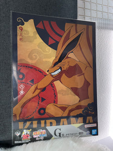 Naruto Shippuden ICHIBAN KUJI [LOT G] Clear Poster