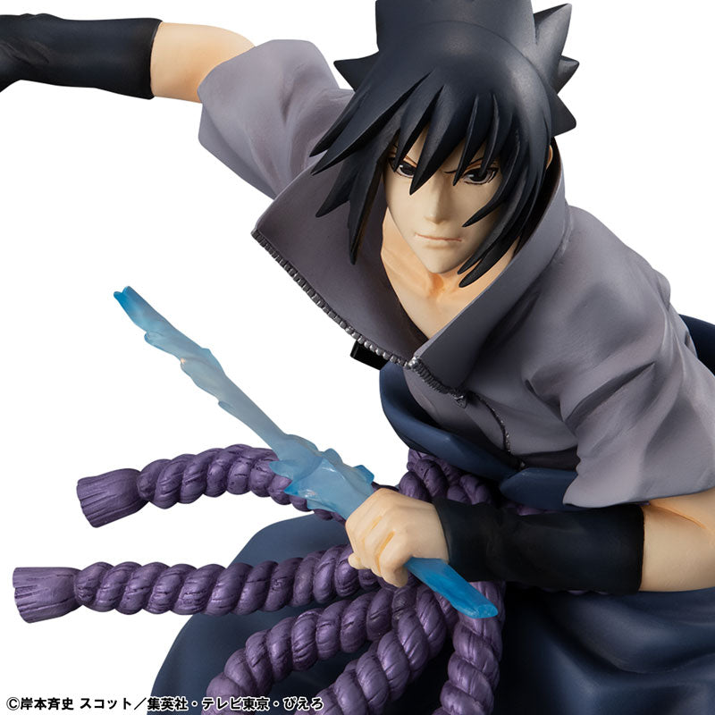 [Exclusive Sale] Sasuke Uchiha - NARUTO Shippuden G.E.M. Series Shinobi World War Ver. Complete Figure