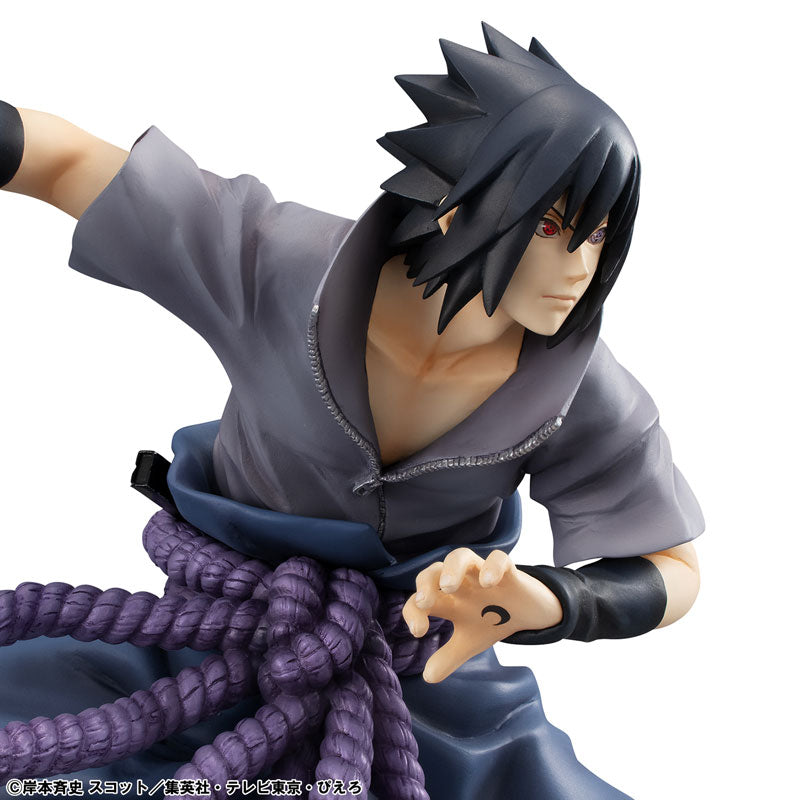 [Exclusive Sale] Sasuke Uchiha - NARUTO Shippuden G.E.M. Series Shinobi World War Ver. Complete Figure