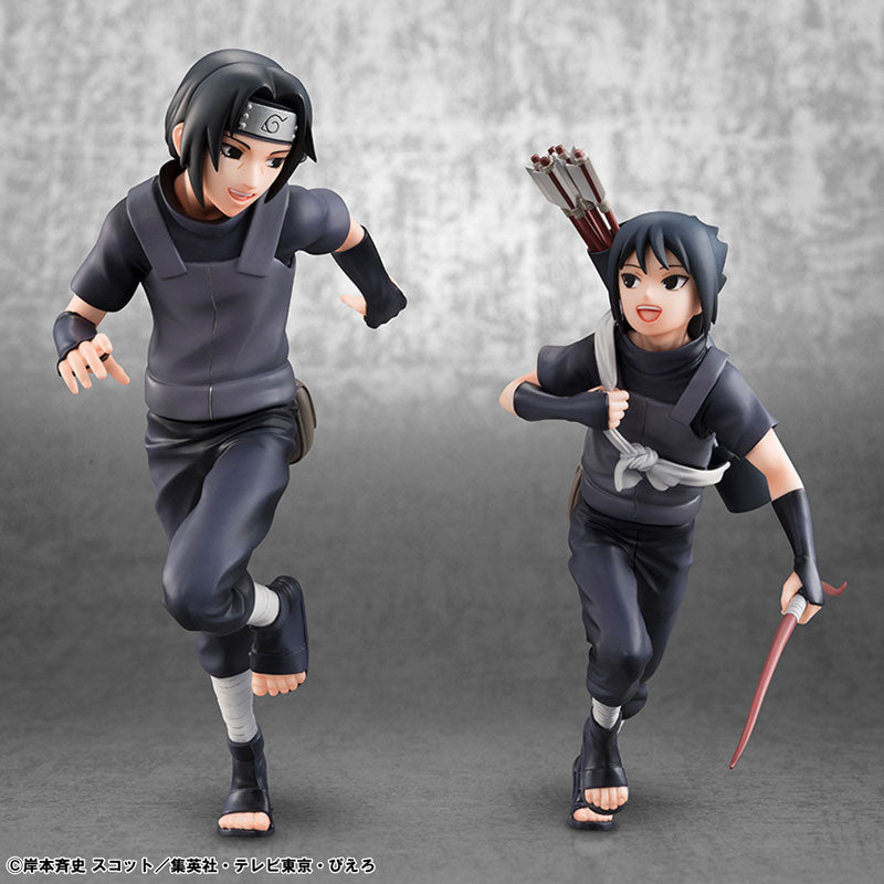 [Exclusive Sale] Itachi Uchiha & Sasuke - NARUTO Shippuden G.E.M. Series Complete Figure