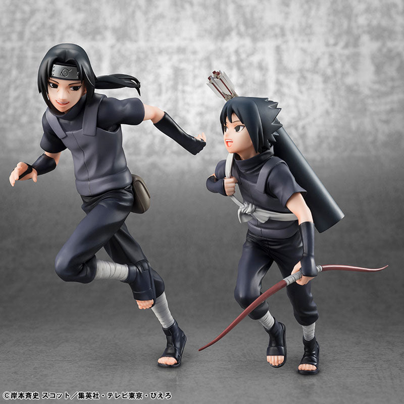 [Exclusive Sale] Itachi Uchiha & Sasuke - NARUTO Shippuden G.E.M. Series Complete Figure