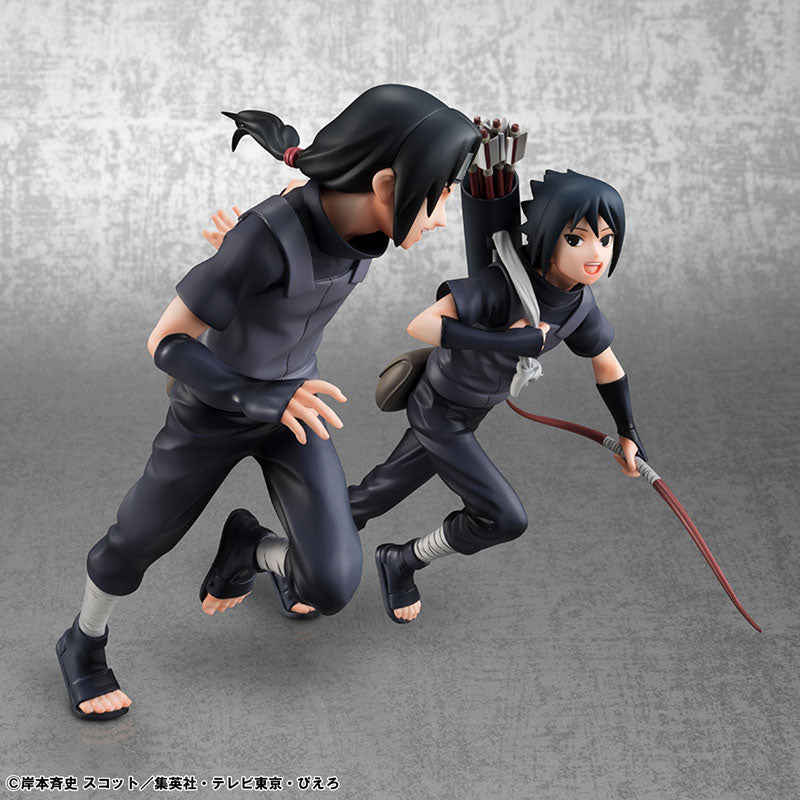 [Exclusive Sale] Itachi Uchiha & Sasuke - NARUTO Shippuden G.E.M. Series Complete Figure