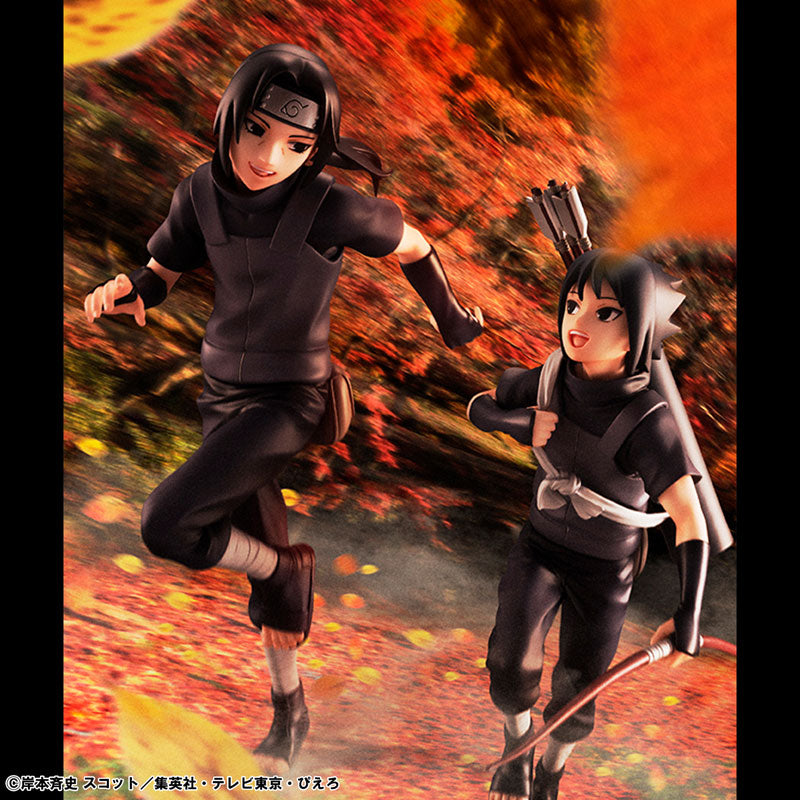 [Exclusive Sale] Itachi Uchiha & Sasuke - NARUTO Shippuden G.E.M. Series Complete Figure