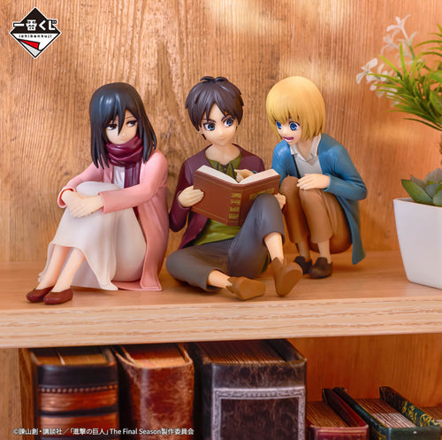 EREN & MIKASA & ARMIN [LOT A] Attack on Titan - Ichiban Kuji Figur