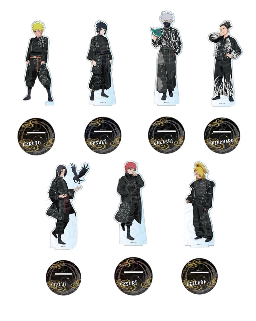 [Pre-order] NARUTO Shippuden - Black Coordinate ver. Deka Acrylic Stand