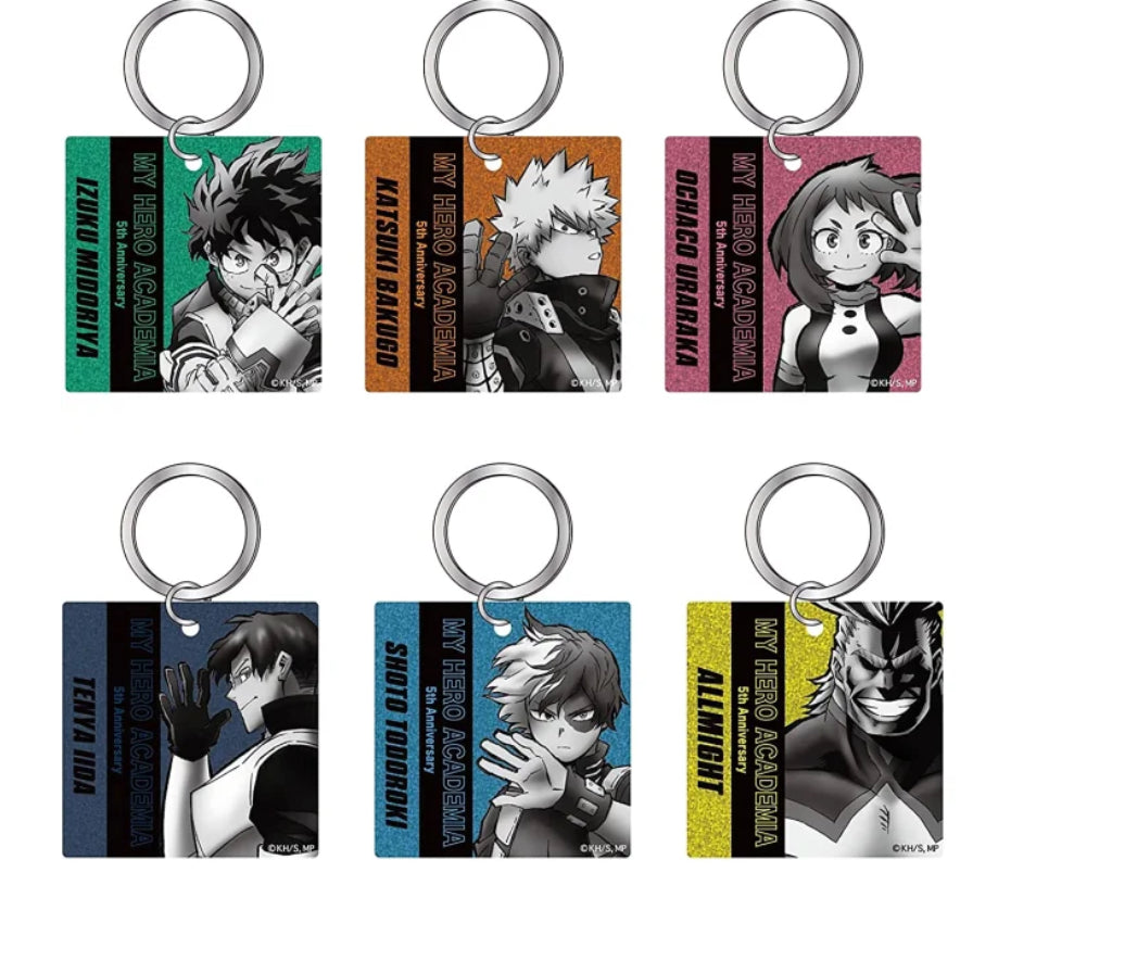 My Hero Academia Metallic Acryl Keychain 5th Anniversary Ver.