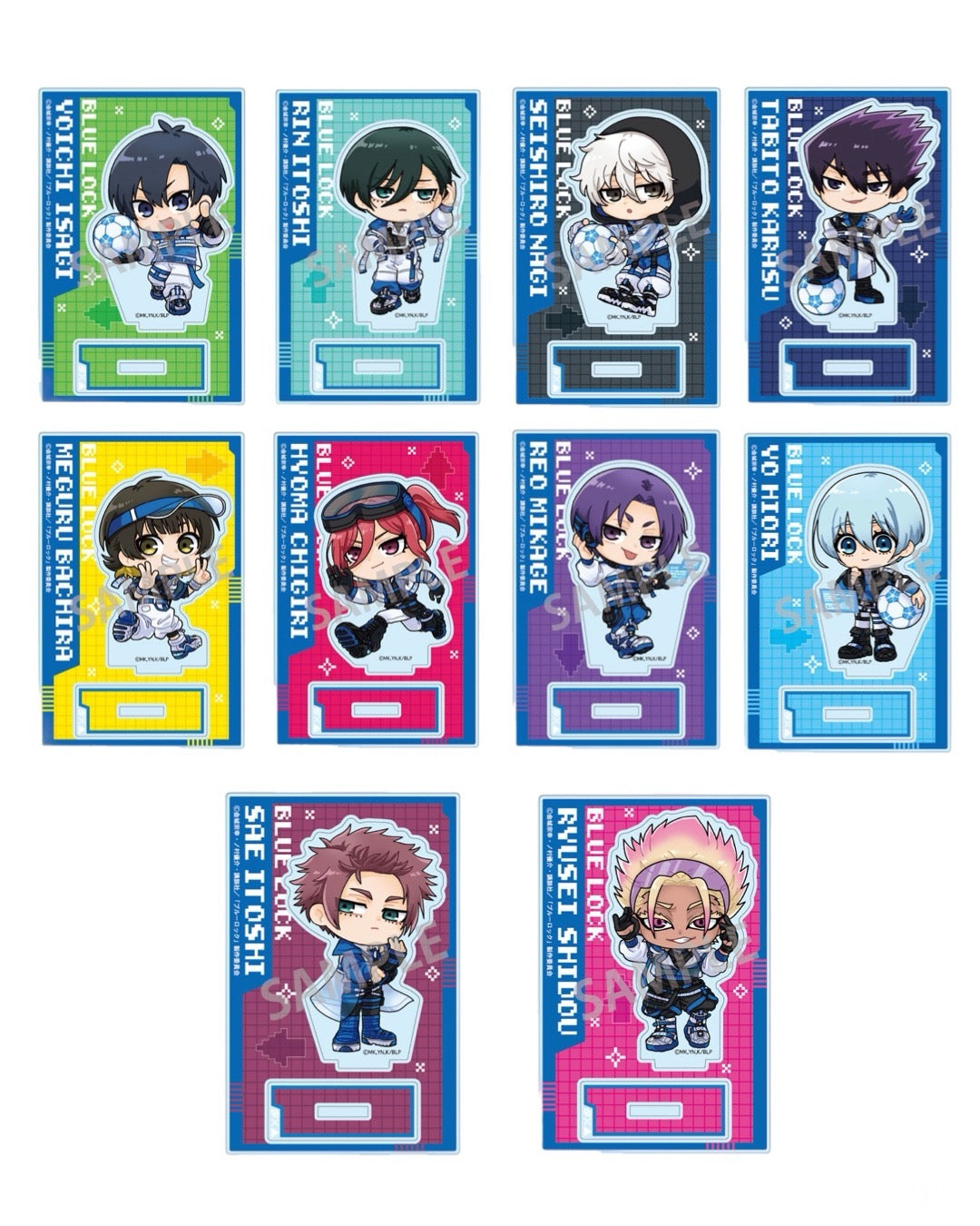 [Pre-order] Blue Lock - Cyberpunk Revival New Illustration Mini Acrylic Stand