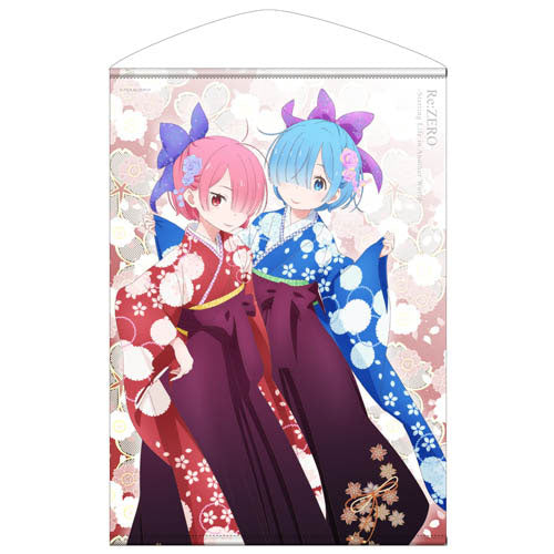 [Pre-order] Rem & Ram Haregi Ver. - Re:ZERO -Starting Life in Another World- B2 Wall Scroll