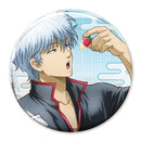 [Pre-order] Gintoki Sakata - Gintama New Illustration 65mm Tin Badge Still Sleepy, But Gotta Get Ready Ver.