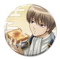 [Pre-order] Sougo Okita - Gintama New Illustration 65mm Tin Badge Still Sleepy, But Gotta Get Ready Ver.