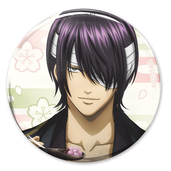 [Pre-order] Shinsuke Takasugi - Gintama New Illustration 65mm Tin Badge Sakura Anmitsu Ver.