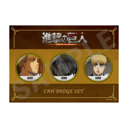 [Pre-order] Armin - Attack on Titan Tin Badge Set