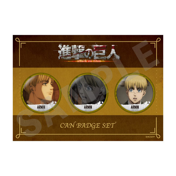 [Pre-order] Armin - Attack on Titan Tin Badge Set