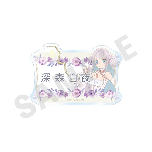 [Pre-order] Byakuya - The Magical Girl and the Evil Lieutenant Used to Be Archenemies Name Badge