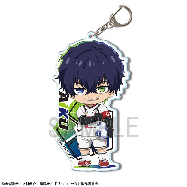 Oliver Aiku - Blue Lock Big Acrylic Keychain Ver.2