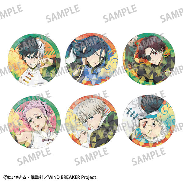 [Pre-order] WIND BREAKER - Trading Hologram Tin Badge Chinese Action BLIND PACK