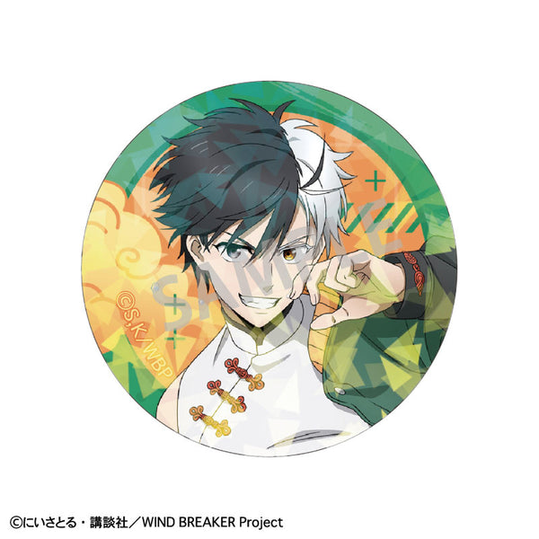 [Pre-order] WIND BREAKER - Trading Hologram Tin Badge Chinese Action BLIND PACK