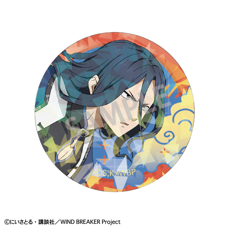 [Pre-order] WIND BREAKER - Trading Hologram Tin Badge Chinese Action BLIND PACK