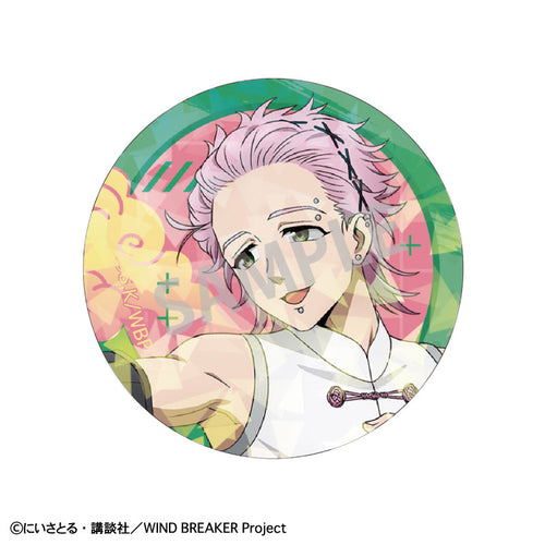 [Pre-order] WIND BREAKER - Trading Hologram Tin Badge Chinese Action BLIND PACK