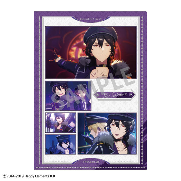 [Pre-order] Rei Sakuma / UNDEAD - Ensemble Stars!! Reminiscence Selection "Crossroad" A4 Single Clear File